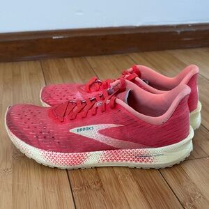 Brooks Women's Coral and Cream Athletic Shoes